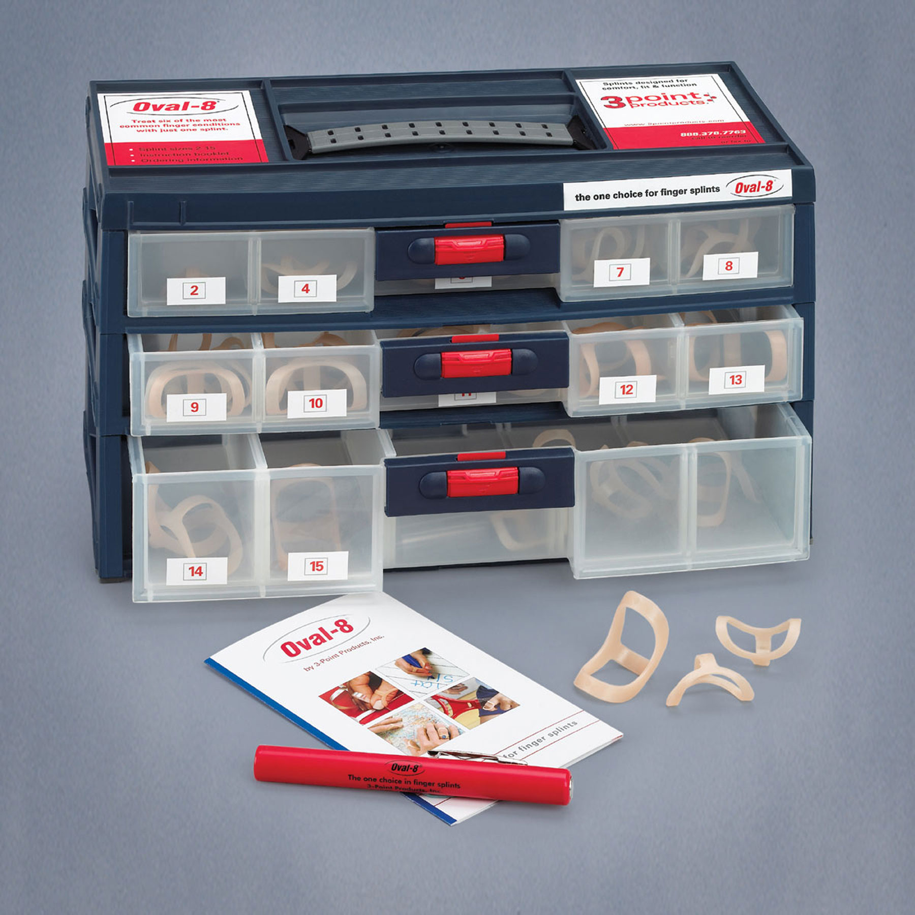 Finger splint kit - 3pp Oval-8 Kit