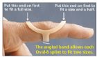 PIP hyperextension finger splint - Oval-8 Finger Splint