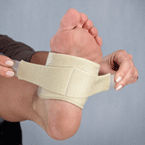 Metatarsal pad relieves pain from Plantar Fasciitis and heel spurs.