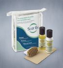 Scar Rx from 3-Point Products contains everything you need for scar management including scar massager, massage oil, lotion and silicone gel.