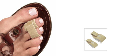 Using a 3pp Toe Loop to Treat a Jammed or Broken Toe