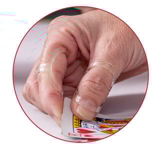 oval-8 clear finger splints
