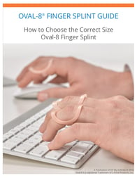 Oval-8 finger splint eblook how to choose your size