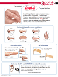 Oval-8 Finger Splints