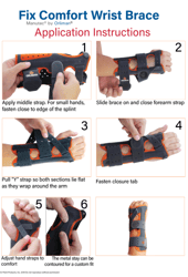 Fix Comfort Wrist Brace