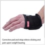 Adjustable straps lift and correct the position of the small wrist bones
