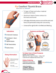 Fix Comfort Thumb Brace