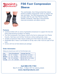 FS6 Compression Foot Sleeve