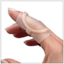 Gel tubes cushion fingers, provide protection and help prevent splints from slipping