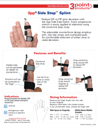 3pp Side Step Splint