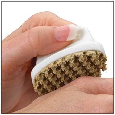 SkinSational massaging brush safely and gently massages scars during the healing process SkinSational massaging brush safely and gently massages scars during the healing process