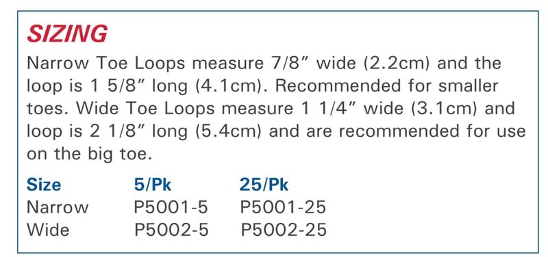 3pp Toe Loops toe splint