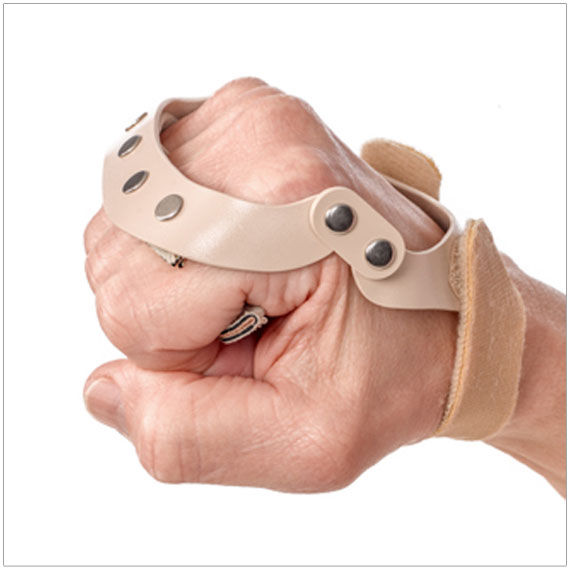 Polycentric Hinged Ulnar Deviation Splint - Fingers in Flexion
