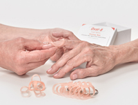 Use an Oval-8 Sizing Set to correctly size your patient's for an Oval-8 Finger Splint Use an Oval-8 Sizing Set to correctly size your patient's for an Oval-8 Finger Splint